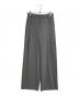 BEAUTY&YOUTH（ビューティーアンドユース）の古着「ツイル バックゴム ストレート パンツ」｜グレー