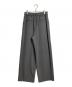 BEAUTY&YOUTH (ビューティーアンドユース) ツイル バックゴム ストレート パンツ グレー サイズ:M：4500円