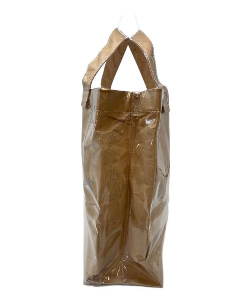 COMME des GARCONS（コムデギャルソン）COMME des GARCONS (コムデギャルソン) ビニールトートバッグ　日本製 ベージュ サイズ:実寸参照の古着・服飾アイテム