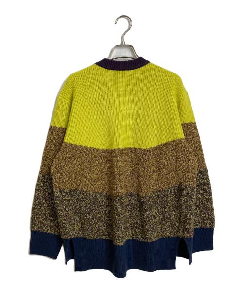 TRUNK HIROKO KOSHINO（トランク ヒロコ コシノ）TRUNK HIROKO KOSHINO (トランク ヒロコ コシノ) グラデーションカラーニットカーディガン　タグ付き マルチカラー サイズ:38の古着・服飾アイテム