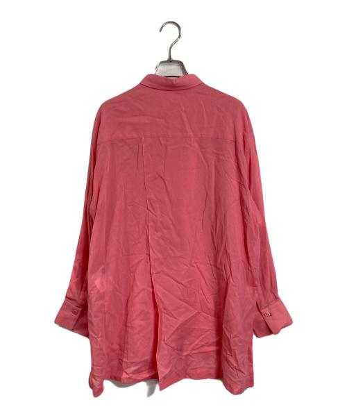 HIROKO KOSHINO（ヒロコ コシノ）HIROKO KOSHINO (ヒロコ コシノ) オーバーサイズシアーシャツ　コットンシャツ ピンク サイズ:38 未使用品の古着・服飾アイテム