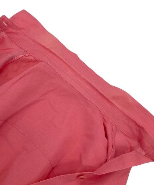 HIROKO KOSHINO（ヒロコ コシノ）HIROKO KOSHINO (ヒロコ コシノ) オーバーサイズシアーシャツ　コットンシャツ ピンク サイズ:38 未使用品の古着・服飾アイテム