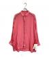 HIROKO KOSHINO（ヒロコ コシノ）の古着「オーバーサイズシアーシャツ　コットンシャツ」｜ピンク