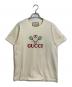 GUCCI（グッチ）の古着「20SS Club Multi Tee 半カット　コットンTシャツ」｜ベージュ