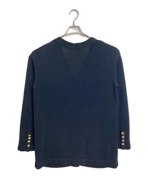 DEUXIEME CLASSE（ドゥーズィエム クラス）Deuxieme Classe (ドゥーズィエム クラス) co Veste No1 カーディガン　セレモニー　日本製 ブラック サイズ:実寸参照の古着・服飾アイテム