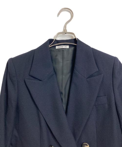 EVERYDAY I LIKE.（エヴリデイ アイ ライク）EVERYDAY I LIKE. (エヴリデイ アイ ライク) ダブルジャケット ネイビー サイズ:Sの古着・服飾アイテム