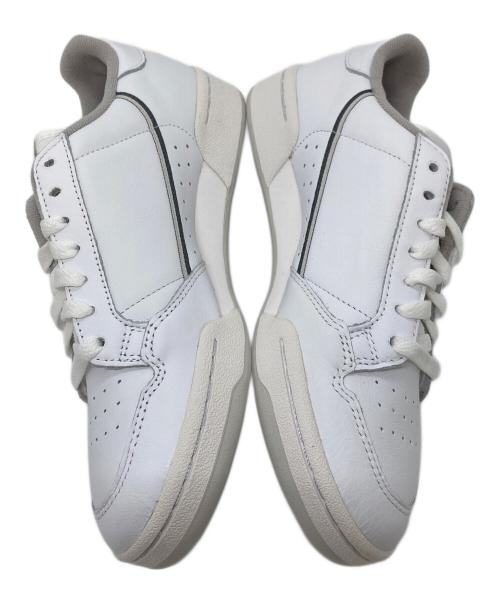 adidas（アディダス）adidas (アディダス) CONTINENTAL 80　adidas originals　ランニングホワイト ホワイト×グレー サイズ:UK7の古着・服飾アイテム