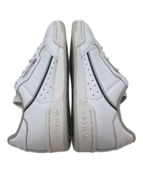 adidas（アディダス）adidas (アディダス) CONTINENTAL 80　adidas originals　ランニングホワイト ホワイト×グレー サイズ:UK7の古着・服飾アイテム