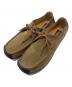 CLARKS（クラークス）の古着「シューズ　ナタリーオークウッド　スウェードシューズ　オークウッドスエード」｜ベージュ