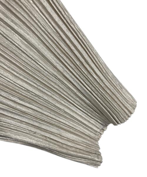 PLEATS PLEASE（プリーツプリーズ）PLEATS PLEASE (プリーツプリーズ) プリーツカーディガン　デザインカーディガン　日本製 ベージュ サイズ:3の古着・服飾アイテム