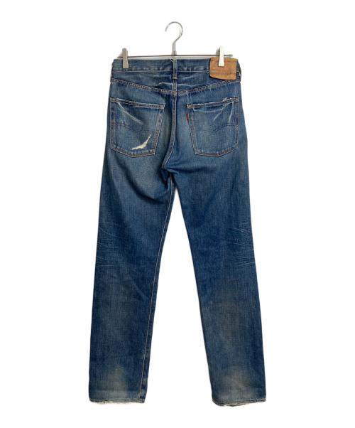 LEVI'S VINTAGE CLOTHING（リーバイス ビンテージ クロージング）LEVI'S VINTAGE CLOTHING (リーバイス ビンテージ クロージング) 1966 復刻 デニムパンツ　5ポケット　BIGE 日本製 ダブルネーム インディゴ サイズ:W32 L36の古着・服飾アイテム