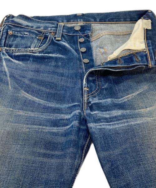 LEVI'S VINTAGE CLOTHING（リーバイス ビンテージ クロージング）LEVI'S VINTAGE CLOTHING (リーバイス ビンテージ クロージング) 1966 復刻 デニムパンツ　5ポケット　BIGE 日本製 ダブルネーム インディゴ サイズ:W32 L36の古着・服飾アイテム