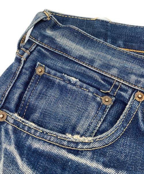 LEVI'S VINTAGE CLOTHING（リーバイス ビンテージ クロージング）LEVI'S VINTAGE CLOTHING (リーバイス ビンテージ クロージング) 1966 復刻 デニムパンツ　5ポケット　BIGE 日本製 ダブルネーム インディゴ サイズ:W32 L36の古着・服飾アイテム