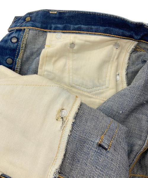 LEVI'S VINTAGE CLOTHING（リーバイス ビンテージ クロージング）LEVI'S VINTAGE CLOTHING (リーバイス ビンテージ クロージング) 1966 復刻 デニムパンツ　5ポケット　BIGE 日本製 ダブルネーム インディゴ サイズ:W32 L36の古着・服飾アイテム