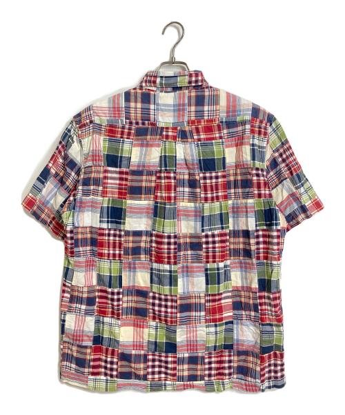 BROOKS BROTHERS（ブルックスブラザーズ）BROOKS BROTHERS (ブルックスブラザーズ) パッチワーク半袖シャツ　コットンシャツ マルチカラー サイズ:Mの古着・服飾アイテム