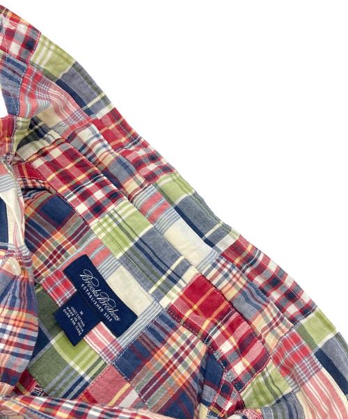 BROOKS BROTHERS（ブルックスブラザーズ）BROOKS BROTHERS (ブルックスブラザーズ) パッチワーク半袖シャツ　コットンシャツ マルチカラー サイズ:Mの古着・服飾アイテム