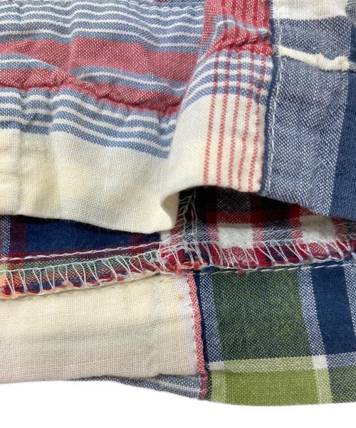 BROOKS BROTHERS（ブルックスブラザーズ）BROOKS BROTHERS (ブルックスブラザーズ) パッチワーク半袖シャツ　コットンシャツ マルチカラー サイズ:Mの古着・服飾アイテム