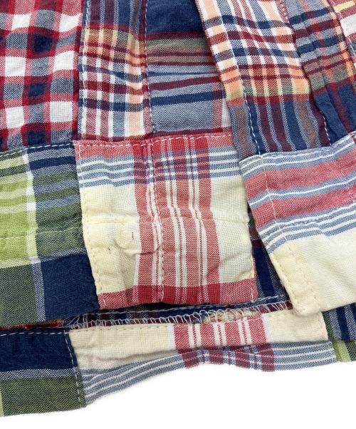 BROOKS BROTHERS（ブルックスブラザーズ）BROOKS BROTHERS (ブルックスブラザーズ) パッチワーク半袖シャツ　コットンシャツ マルチカラー サイズ:Mの古着・服飾アイテム