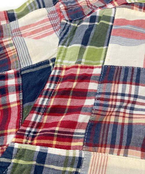 BROOKS BROTHERS（ブルックスブラザーズ）BROOKS BROTHERS (ブルックスブラザーズ) パッチワーク半袖シャツ　コットンシャツ マルチカラー サイズ:Mの古着・服飾アイテム