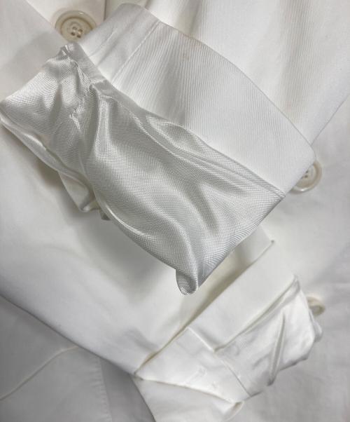 Maison Margiela（メゾンマルジェラ）Maison Margiela (メゾンマルジェラ) ダブルブレストテーラードジャケット　アウター　ライトアウター　セレモニー　イタリア製 ホワイト サイズ:40の古着・服飾アイテム