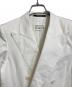 Maison Margiela (メゾンマルジェラ) ダブルブレストテーラードジャケット　アウター　ライトアウター　セレモニー　イタリア製 ホワイト サイズ:40：24000円