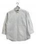 BALENCIAGA（バレンシアガ）の古着「襟ロゴシャツユニセックス　長袖シャツ　コットンシャツ　イタリア製　2021年モデル」｜ホワイト