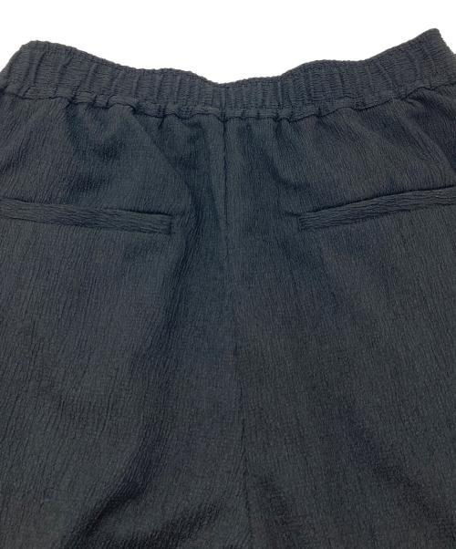 SLOBE IENA（スローブ イエナ）SLOBE IENA (スローブ イエナ) ラップジャージパンツ　デザインパンツ ブラック サイズ:38の古着・服飾アイテム