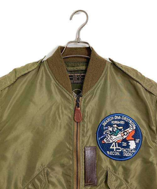BUZZ RICKSON'S（バズリクソンズ）BUZZ RICKSON'S (バズリクソンズ) L-2 FLIGHT JACKET グリーン サイズ:38の古着・服飾アイテム