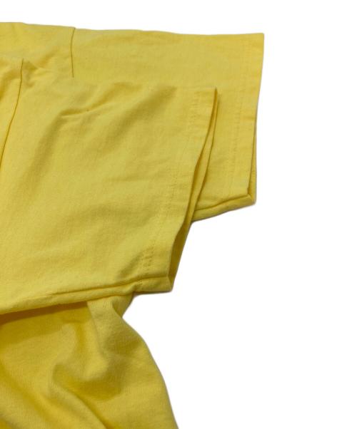 Hanes（ヘインズ）Hanes (ヘインズ) 【古着】90's－00's　Fight Club stock it to me コットンTシャツ イエロー サイズ:Mの古着・服飾アイテム