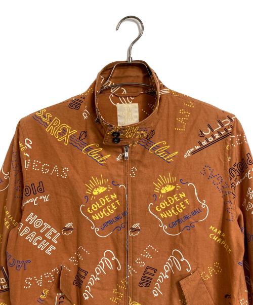 The Stylist Japan（ザスタイリストジャパン）The Stylist Japan (ザスタイリストジャパン) スイングトップ　コットンジャケット　日本製 ブラウン サイズ:Sの古着・服飾アイテム