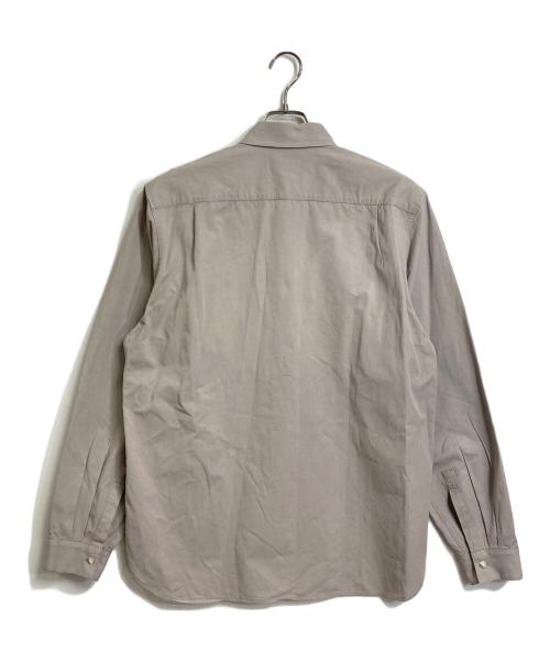 RYU（リュウ）RYU (リュウ) shawl collar shirt　長袖シャツ　コットンシャツ ベージュ サイズ:4の古着・服飾アイテム