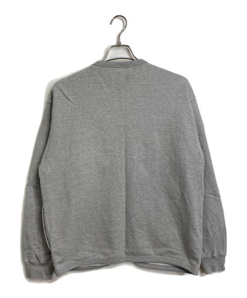 BARNS（バーンズ）BARNS (バーンズ) 10/7 90S SWEAT ZIP CARDIGAN グレー サイズ:Mの古着・服飾アイテム