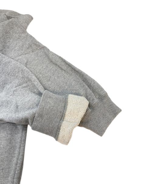 BARNS（バーンズ）BARNS (バーンズ) 10/7 90S SWEAT ZIP CARDIGAN グレー サイズ:Mの古着・服飾アイテム