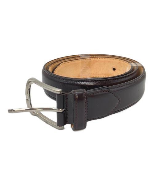 SHIPS（シップス）SHIPS (シップス) レザーベルト ブラウン サイズ:実寸参照の古着・服飾アイテム