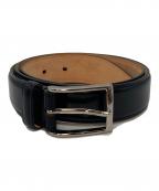 SHIPSシップス）の古着「レザーベルト」｜ブラック