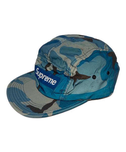 SUPREME（シュプリーム）Supreme (シュプリーム) 18AW REFLECTIVE CAMO CAMPCAP   USA製 ブルー サイズ:実寸参照の古着・服飾アイテム