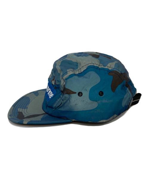 SUPREME（シュプリーム）Supreme (シュプリーム) 18AW REFLECTIVE CAMO CAMPCAP   USA製 ブルー サイズ:実寸参照の古着・服飾アイテム