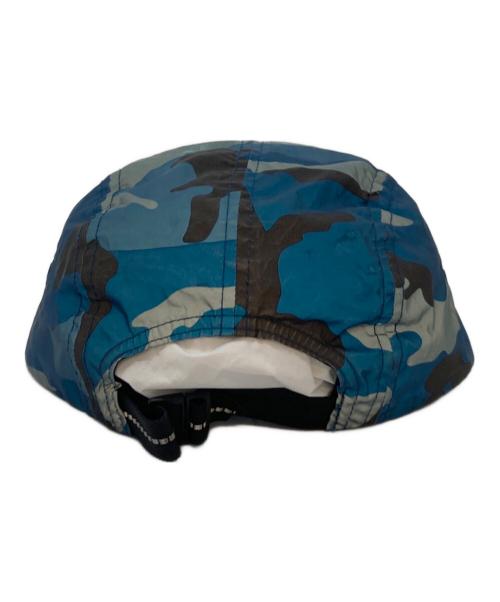 SUPREME（シュプリーム）Supreme (シュプリーム) 18AW REFLECTIVE CAMO CAMPCAP   USA製 ブルー サイズ:実寸参照の古着・服飾アイテム