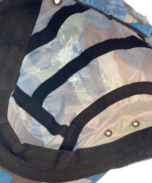 SUPREME（シュプリーム）Supreme (シュプリーム) 18AW REFLECTIVE CAMO CAMPCAP   USA製 ブルー サイズ:実寸参照の古着・服飾アイテム