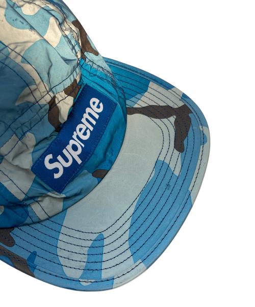 SUPREME（シュプリーム）Supreme (シュプリーム) 18AW REFLECTIVE CAMO CAMPCAP   USA製 ブルー サイズ:実寸参照の古着・服飾アイテム