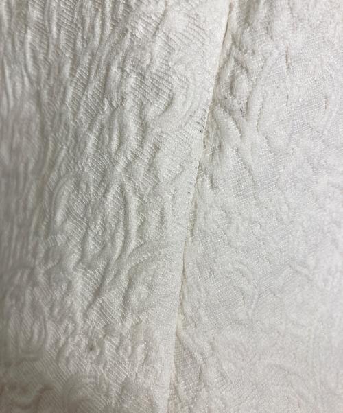 MONKEY TIME（モンキータイム）MONKEY TIME (モンキータイム) ST/PE JQD WD 1P PT/パンツ　ワイドパンツ　ジャガードパンツ ホワイト サイズ:Sの古着・服飾アイテム