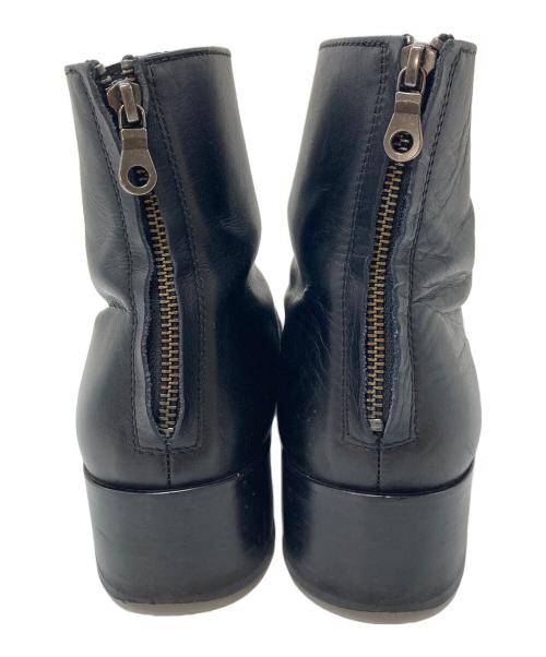 PADRONE（パドローネ）PADRONE (パドローネ) BL BACK ZIP BOOTS バックジップブーツ　ブーツ　ショートブーツ　日本製 ブラック サイズ:41の古着・服飾アイテム