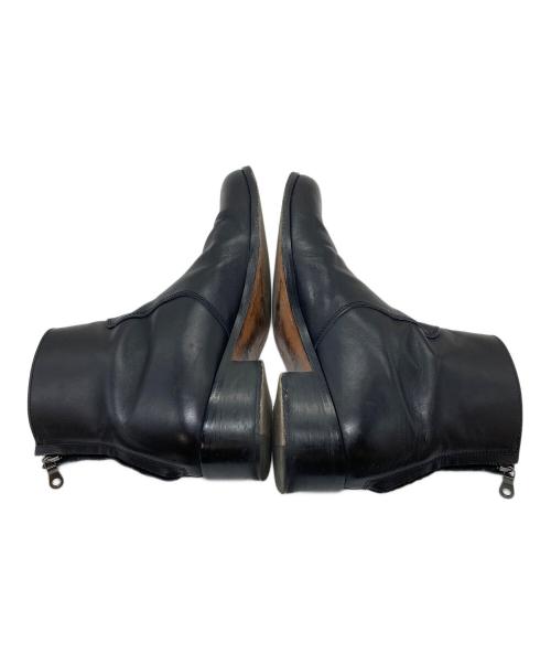 PADRONE（パドローネ）PADRONE (パドローネ) BL BACK ZIP BOOTS バックジップブーツ　ブーツ　ショートブーツ　日本製 ブラック サイズ:41の古着・服飾アイテム