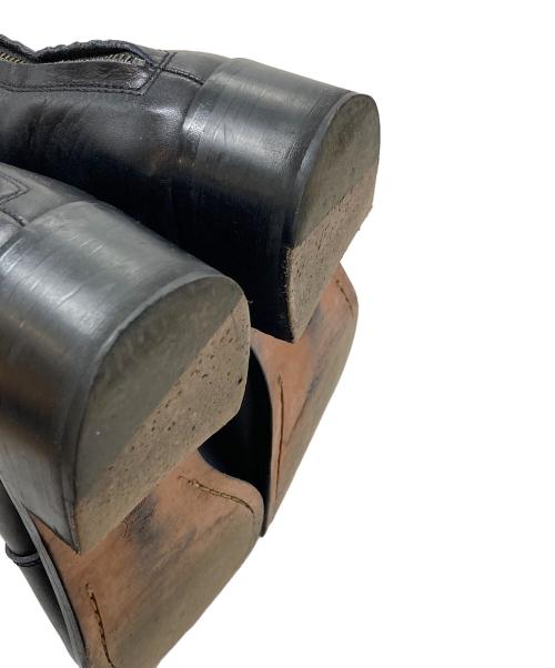 PADRONE（パドローネ）PADRONE (パドローネ) BL BACK ZIP BOOTS バックジップブーツ　ブーツ　ショートブーツ　日本製 ブラック サイズ:41の古着・服飾アイテム