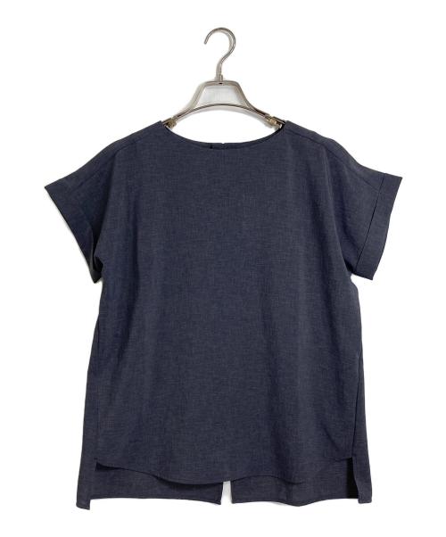 UNTITLED（アンタイトル）UNTITLED (アンタイトル) リラククール半袖ブラウス グレー サイズ:01 未使用品の古着・服飾アイテム
