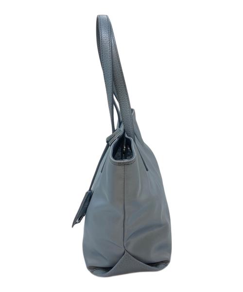 HIROFU（ヒロフ）HIROFU (ヒロフ) 【リベロ】ナイロン トートバッグ M ブルー サイズ:実寸参照の古着・服飾アイテム