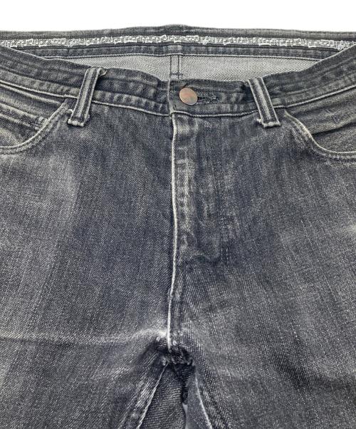 NUMBER (N)INE（ナンバーナイン）NUMBER (N)INE (ナンバーナイン) ペイン デニムパンツ　07AW 本人期　日本製 グレー サイズ:3の古着・服飾アイテム