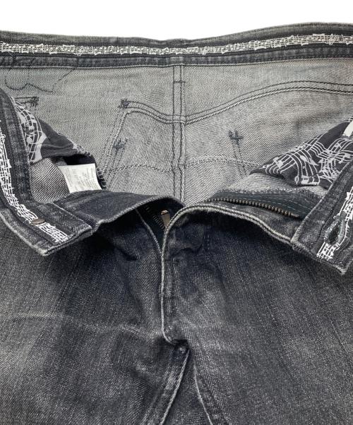NUMBER (N)INE（ナンバーナイン）NUMBER (N)INE (ナンバーナイン) ペイン デニムパンツ　07AW 本人期　日本製 グレー サイズ:3の古着・服飾アイテム