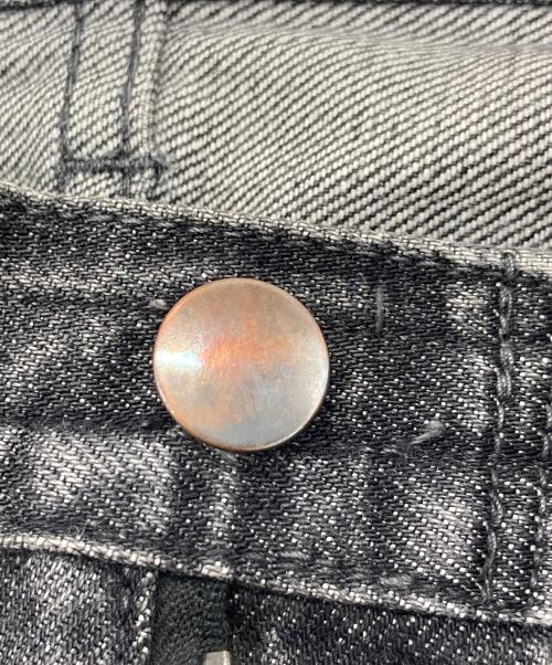 NUMBER (N)INE（ナンバーナイン）NUMBER (N)INE (ナンバーナイン) ペイン デニムパンツ　07AW 本人期　日本製 グレー サイズ:3の古着・服飾アイテム