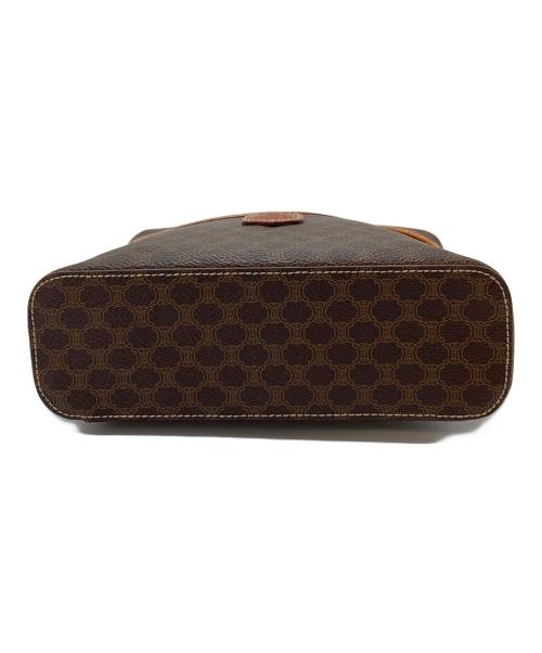 CELINE（セリーヌ）CELINE (セリーヌ) マカダム柄 バニティバッグ　ミニバッグ　ポーチ　イタリア製 ブラウン サイズ:実寸参照の古着・服飾アイテム